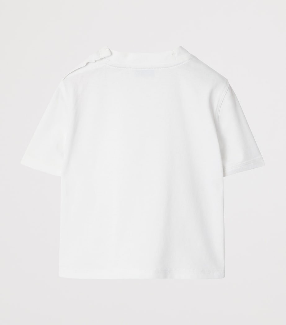 Burberry Kids Cotton Check-Patch T-Shirt (6-24 Months)