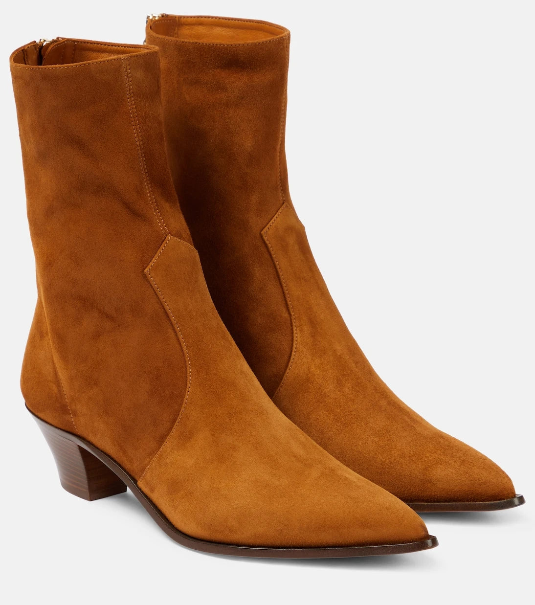 Aquazzura - Brunswick suede ankle boots