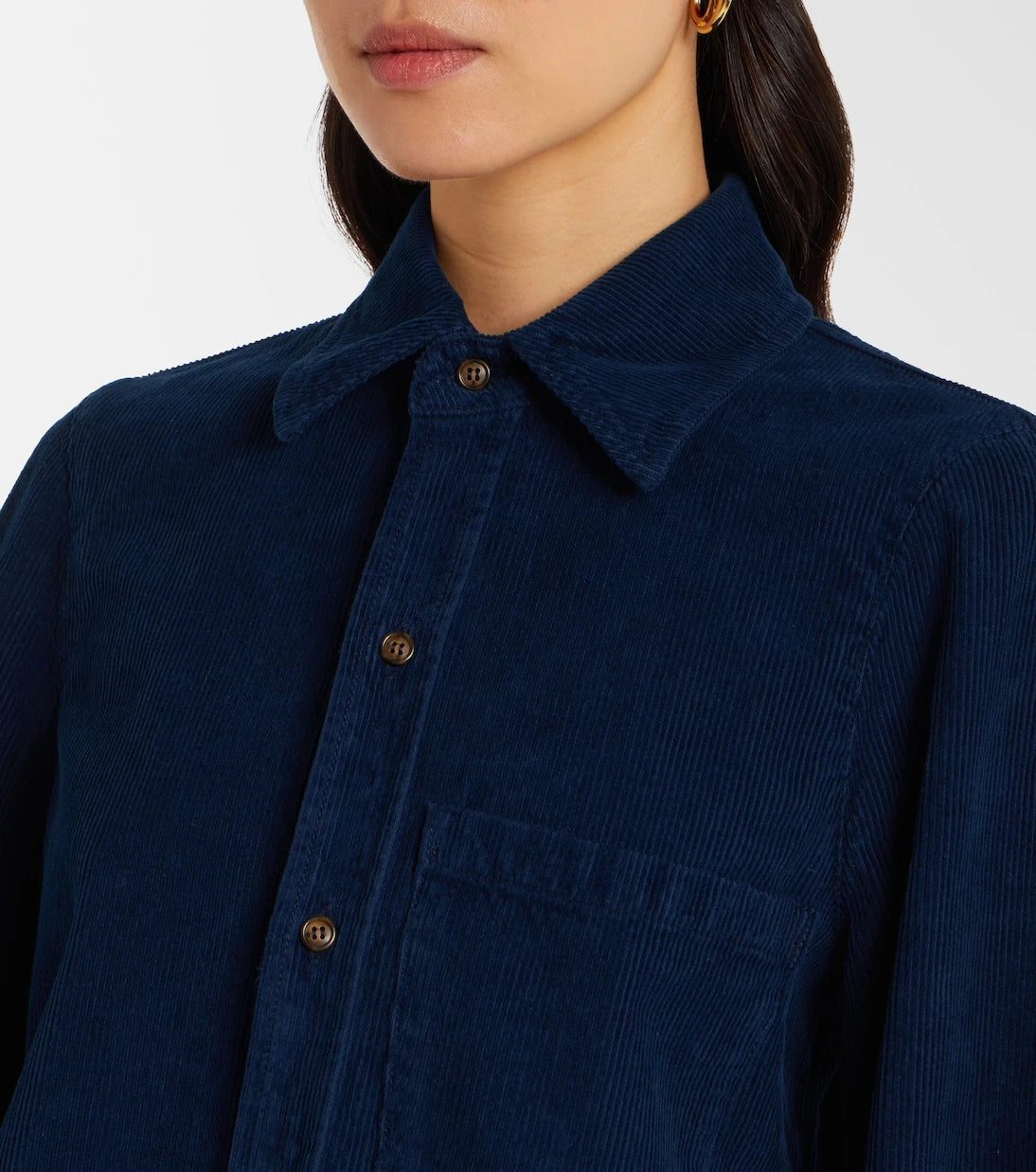 Victoria Beckham - Cotton corduroy shirt