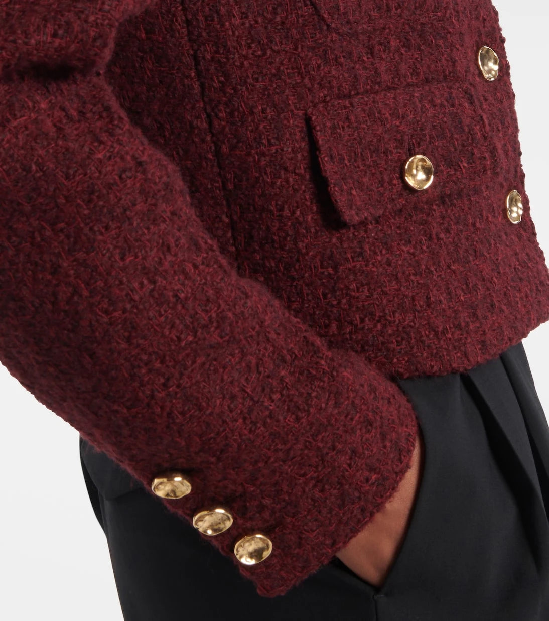 Altuzarra - Astley cropped tweed jacket