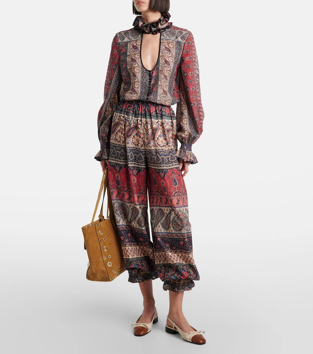 Valentino - Paisley cotton muslin blouse