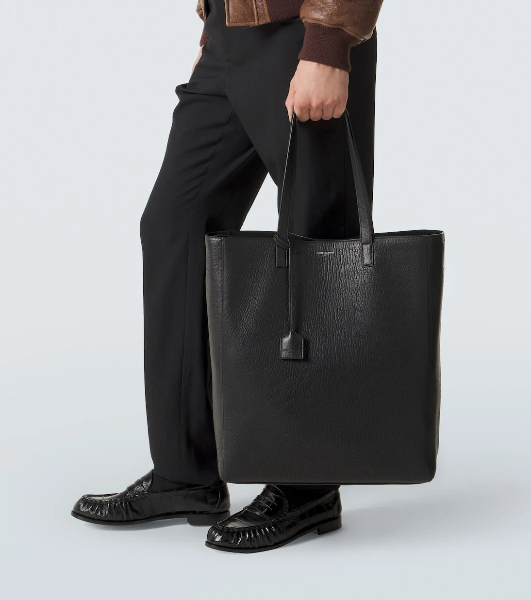 Saint Laurent - Bold leather tote bag