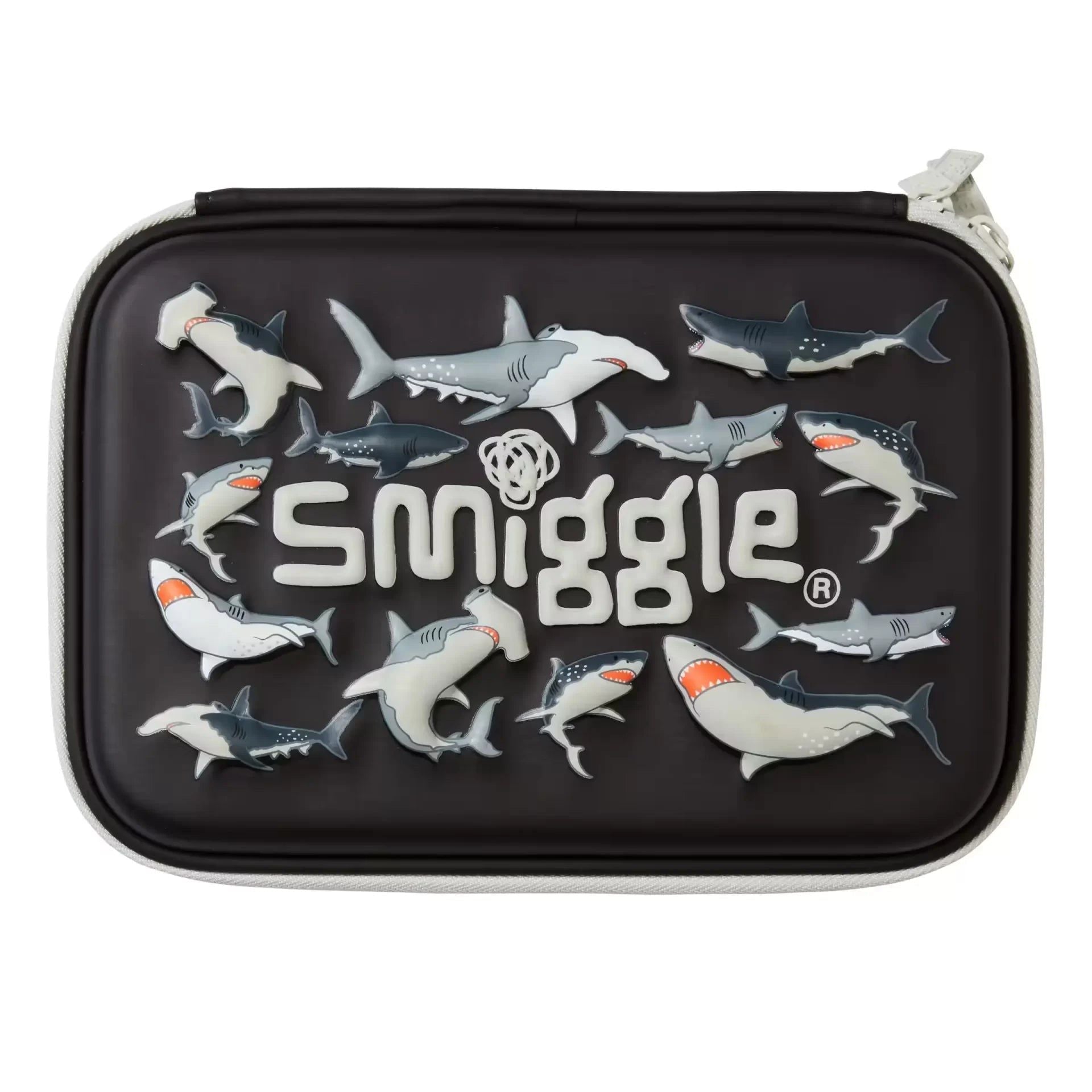 Smiggle - Drift Hardtop Shark Double Pencil Case