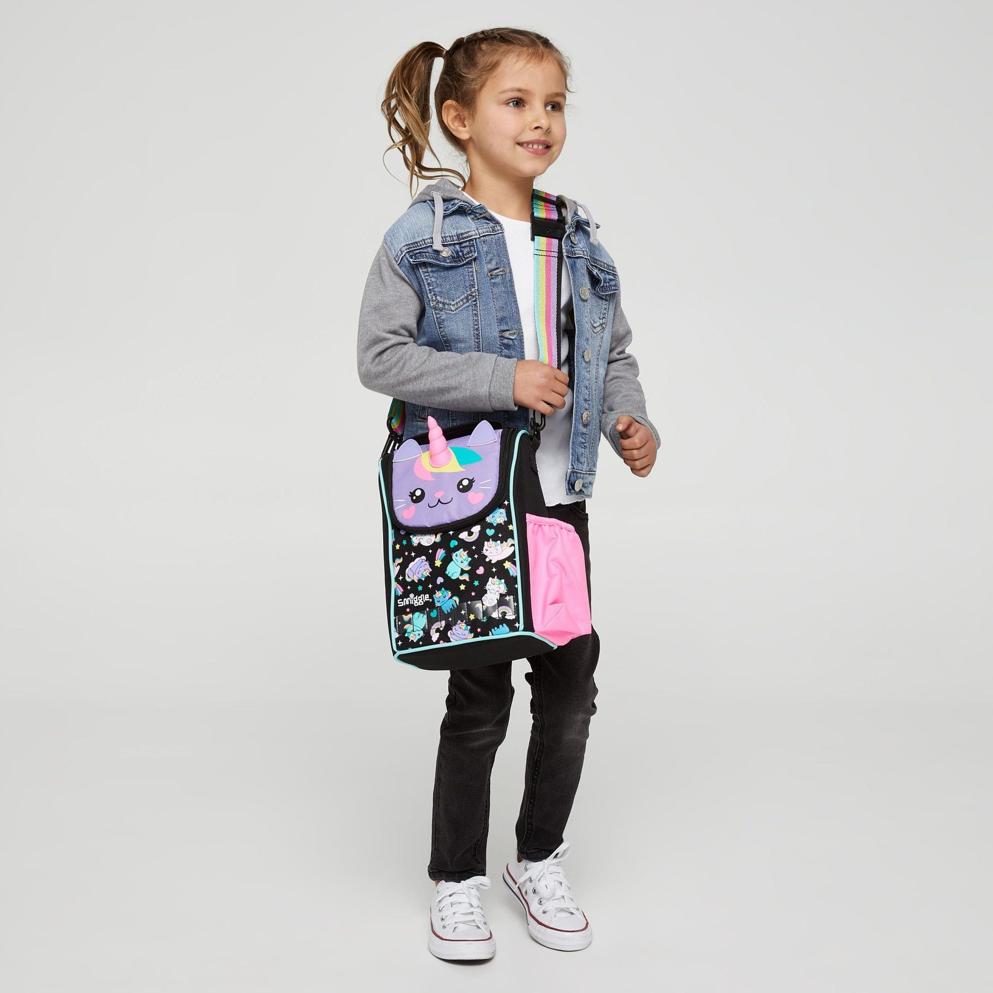 Smiggle - Sky Hi Junior Omuz Çantası ve Beslenme Çantası