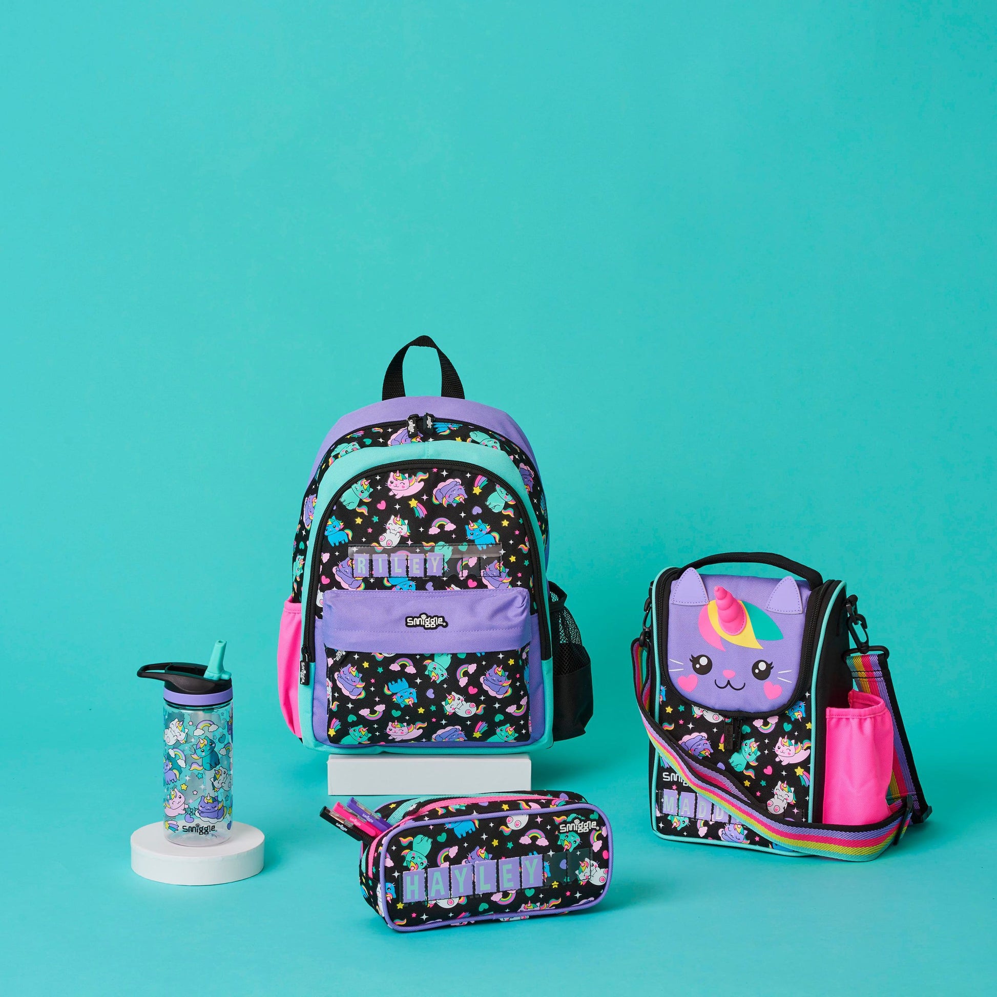 Smiggle - Sky Hi Junior Omuz Çantası ve Beslenme Çantası