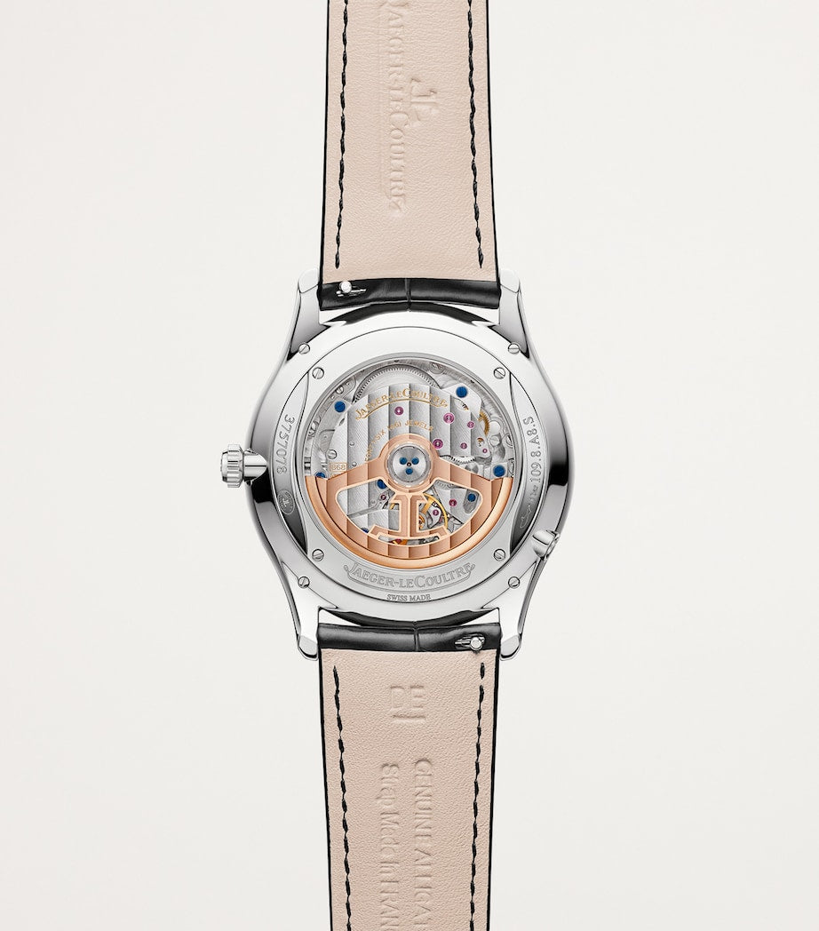 Stainless Steel Ultra Thin Perpetual Calendar Watch 39mm