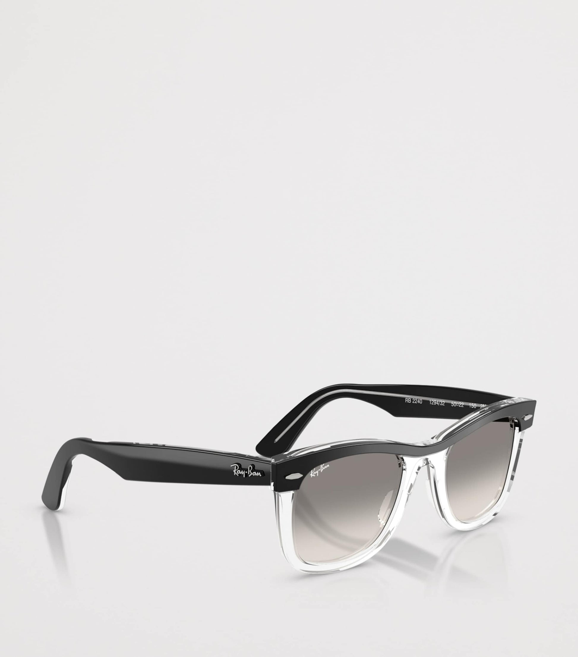 Ray-Ban Black Wayfarer Street Neat Square Sunglasses