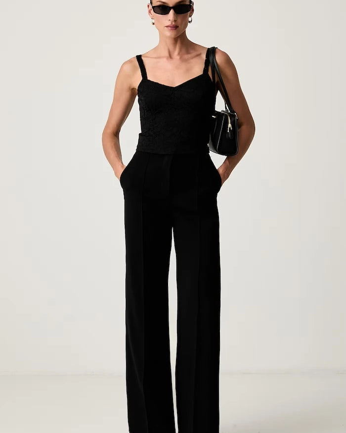 Guess dantelli askılı kadın bluzu KATRINA