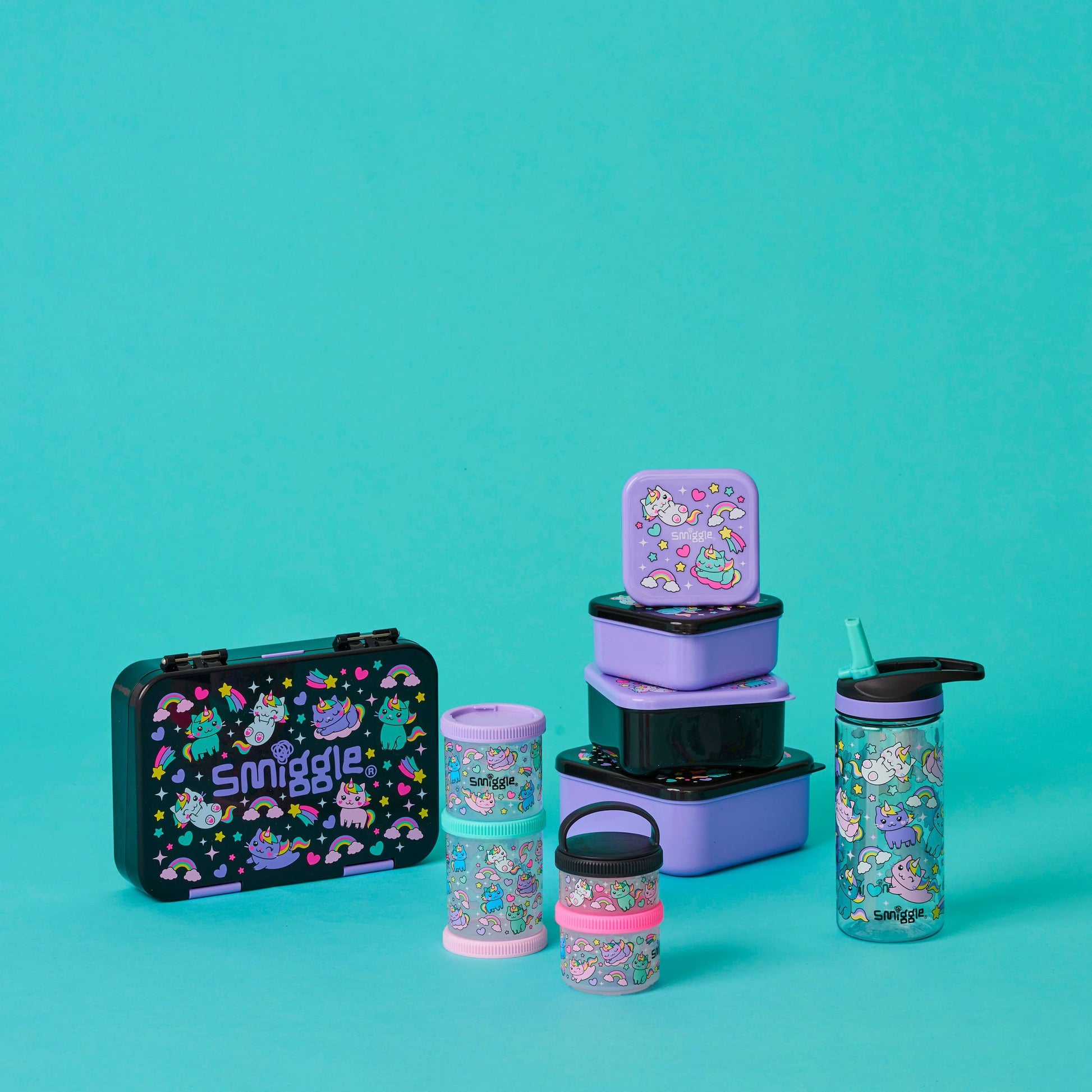 Smiggle - Sky Hi Junior Yemek Kapları