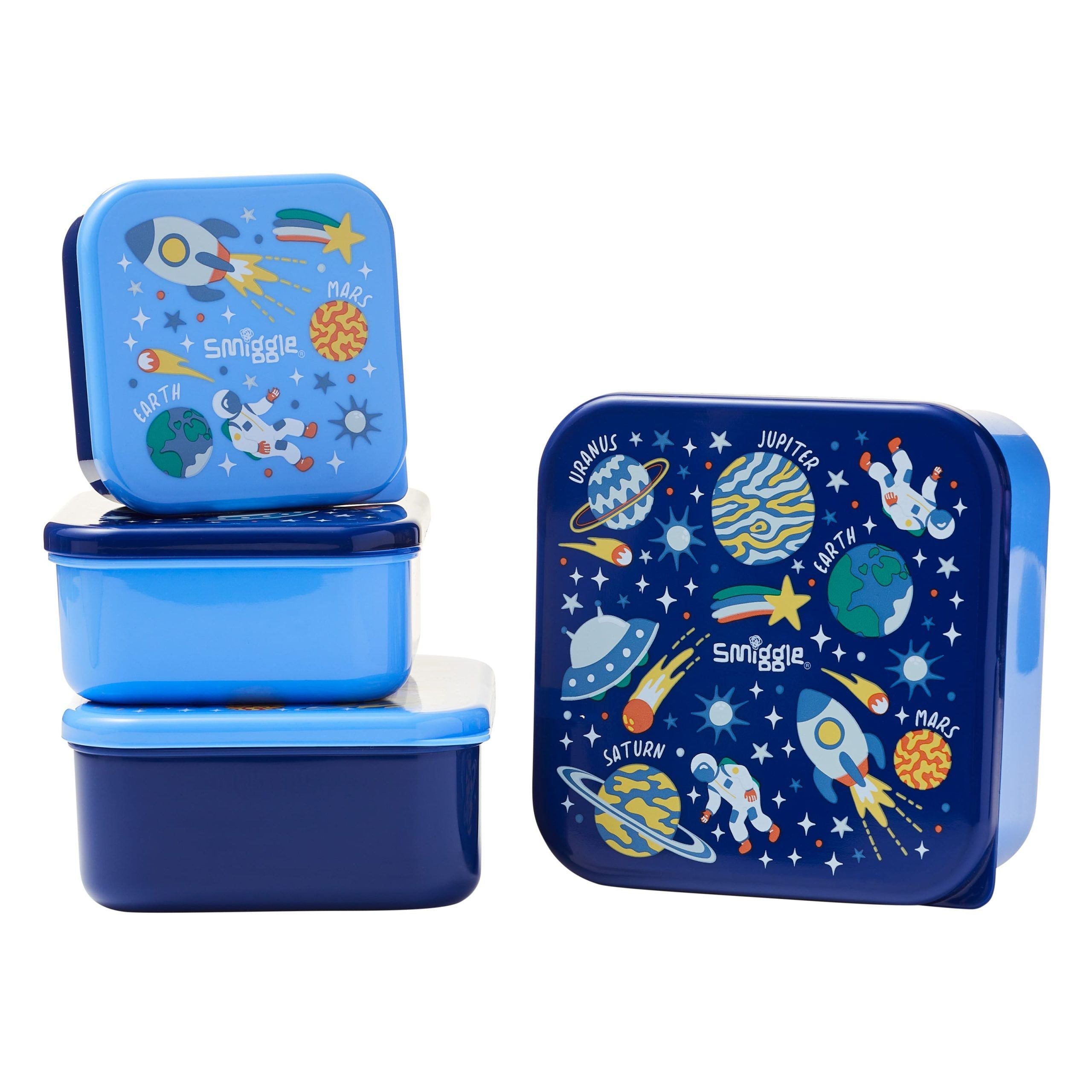 Smiggle - Sky Hi Junior 4 Parçalı Yemek Kapları