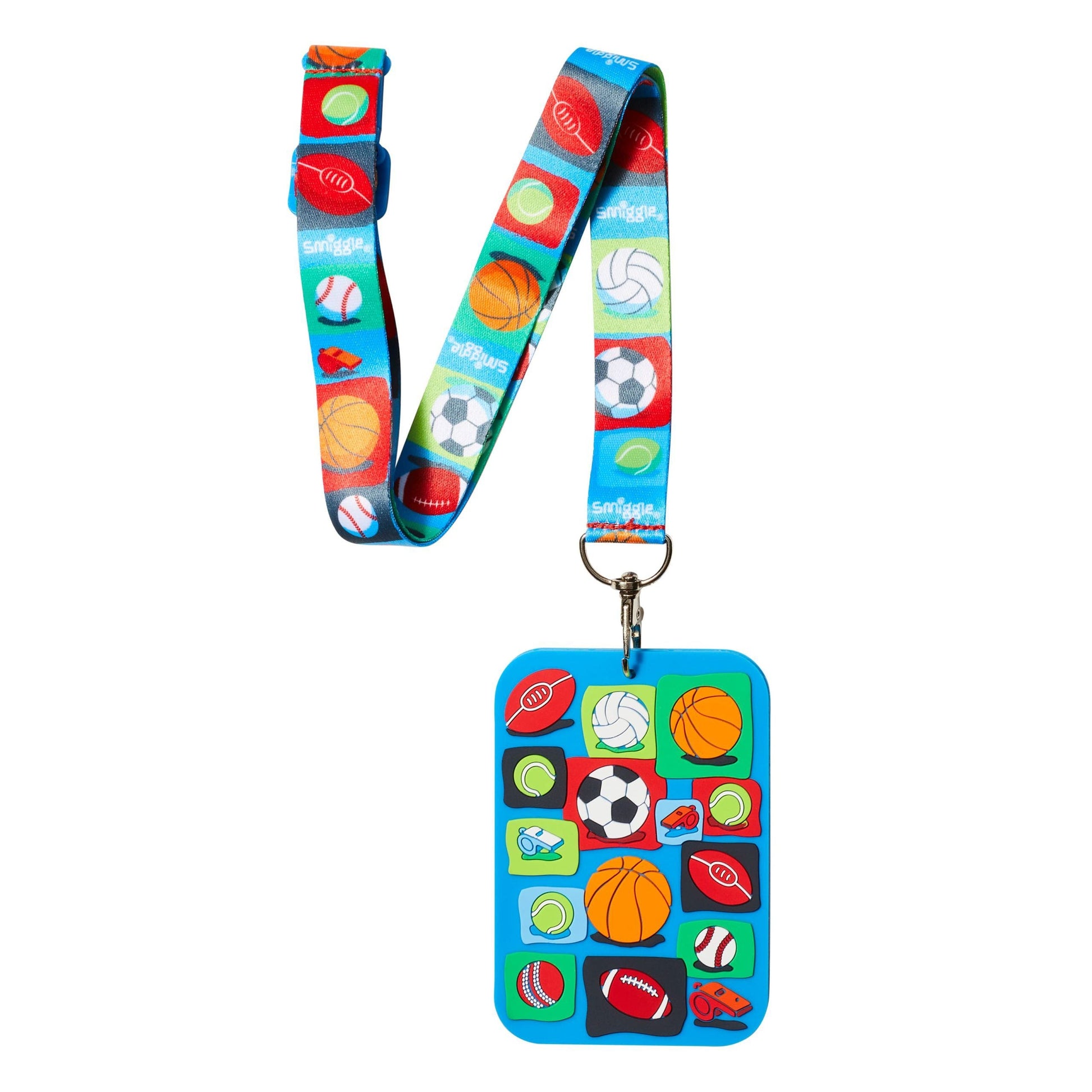 Smiggle - Sky Hi Junior Halat Boyunlu Okul Kartı Tutucu
