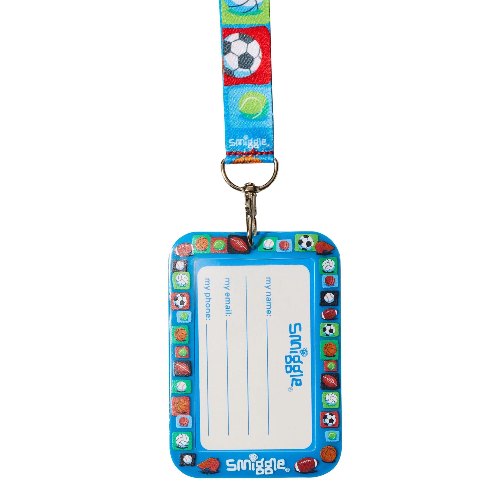 Smiggle - Sky Hi Junior Halat Boyunlu Okul Kartı Tutucu