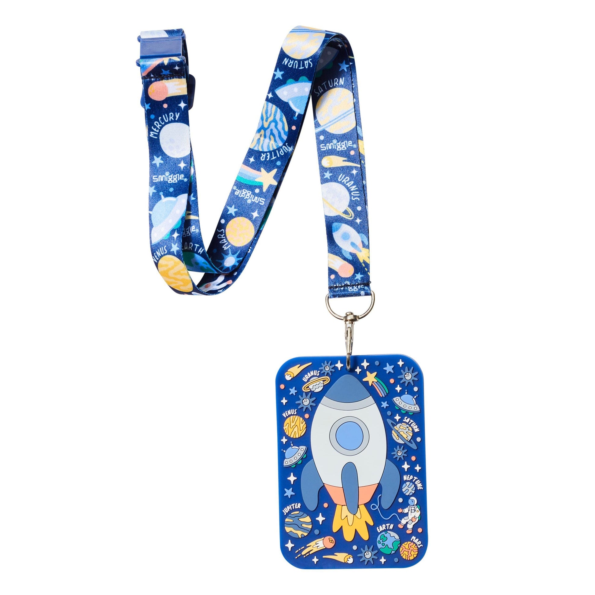 Smiggle - Sky Hi Junior Halat Boyunlu Okul Kartı Tutucu