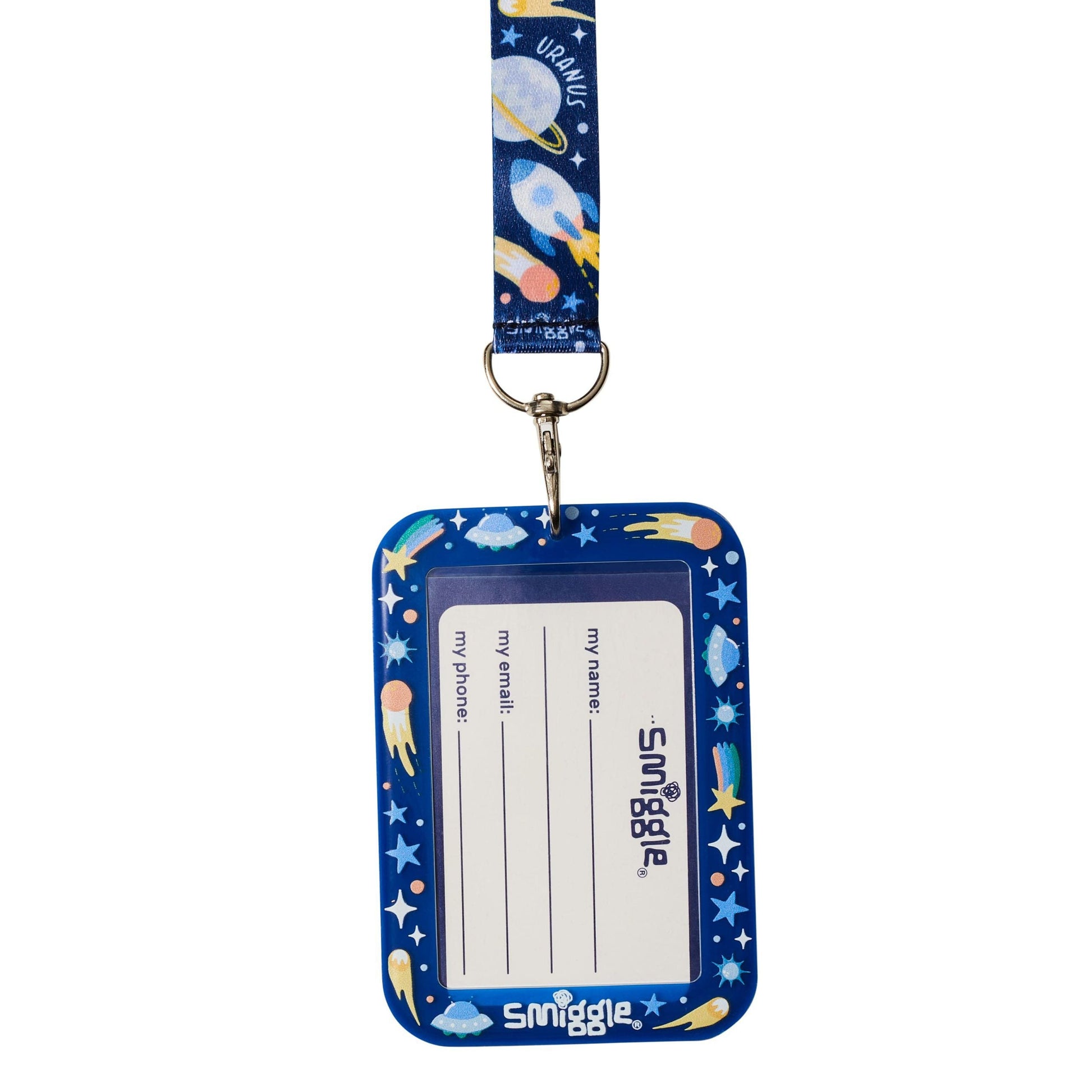 Smiggle - Sky Hi Junior Halat Boyunlu Okul Kartı Tutucu