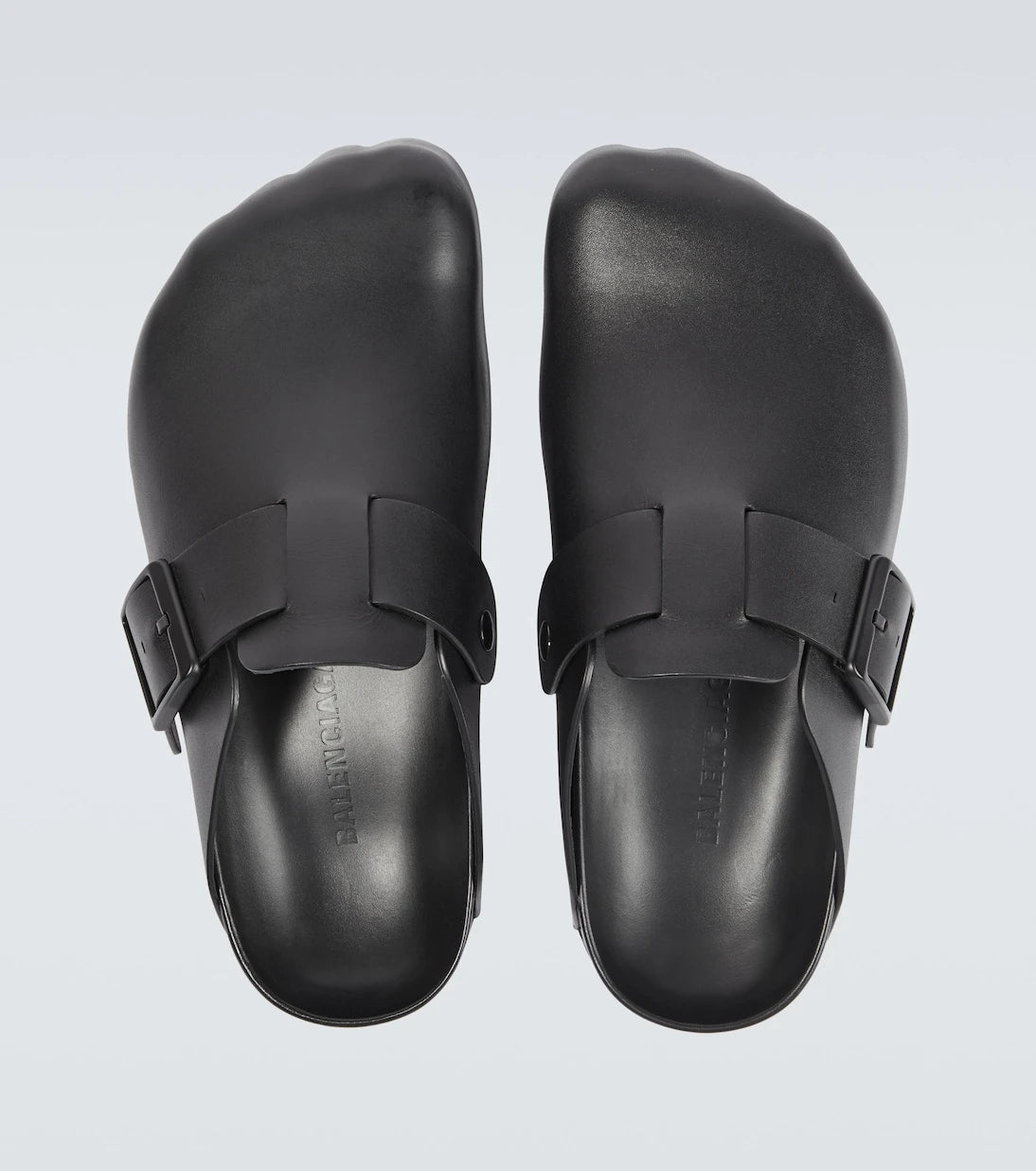 Balenciaga - Sunday leather clogs