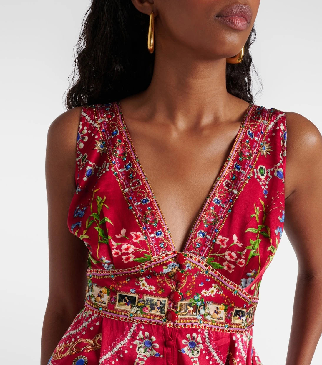 Camilla - Printed silk jumpsuit