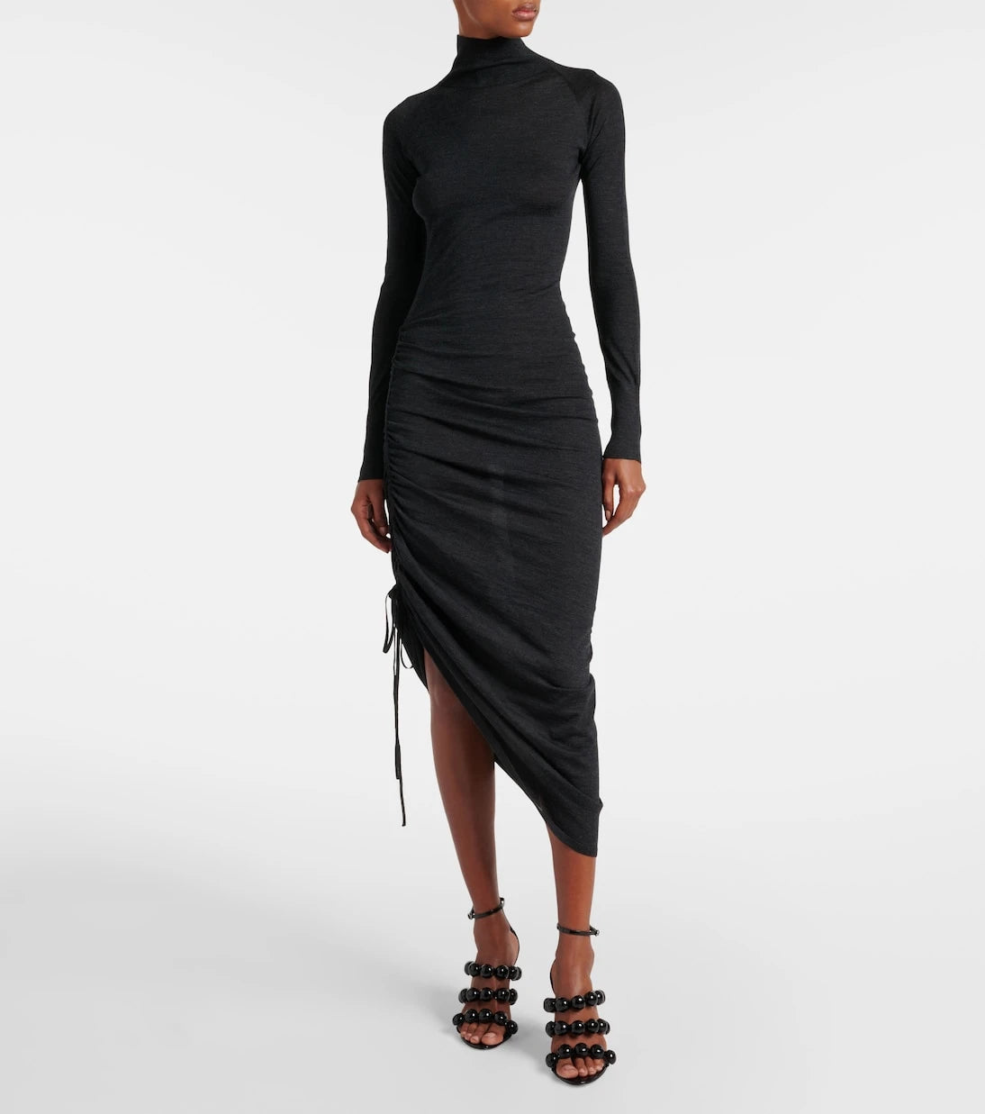Alaïa - La Bombe 90 patent leather sandals