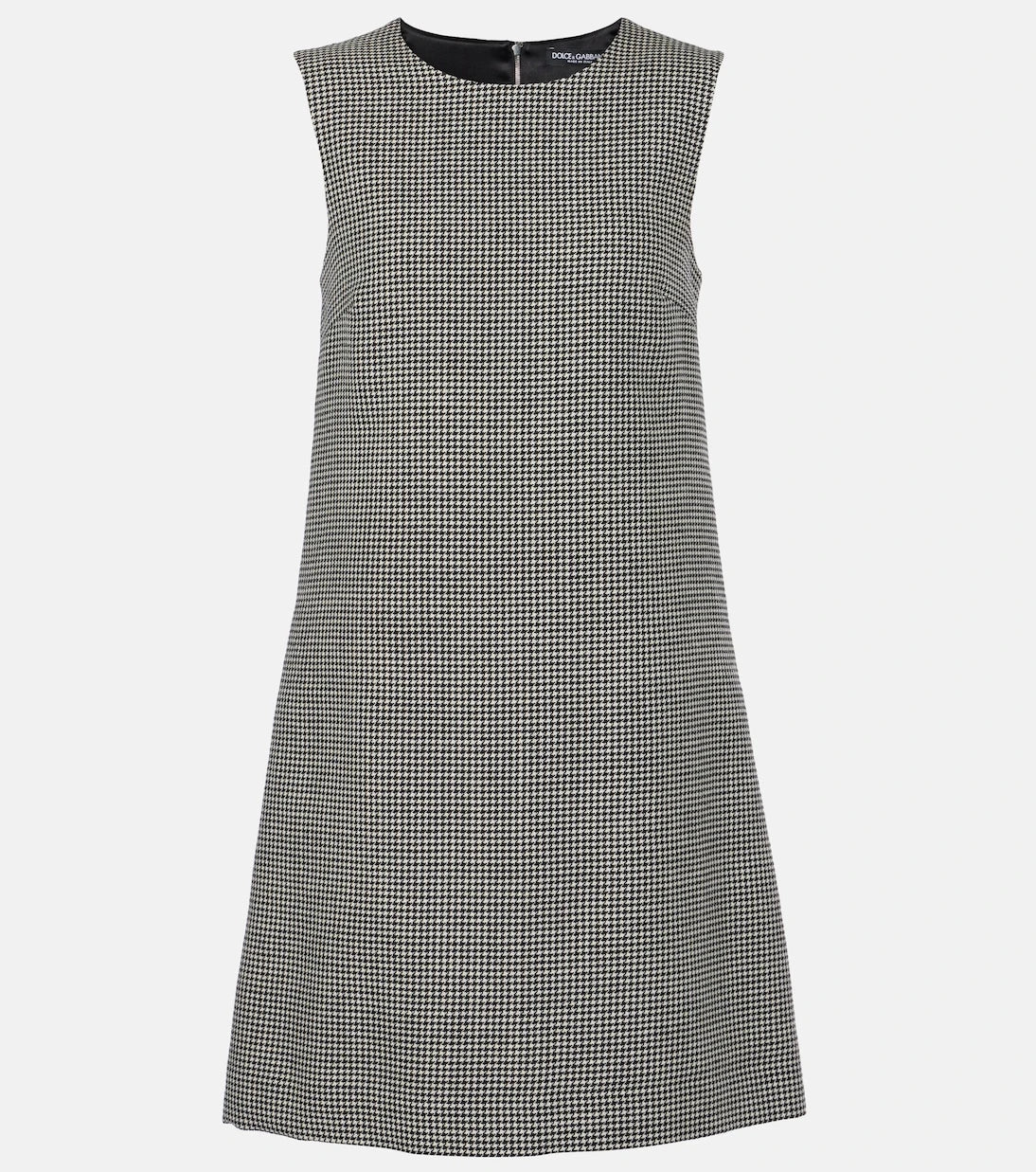Dolce&Gabbana - Houndstooth wool minidress