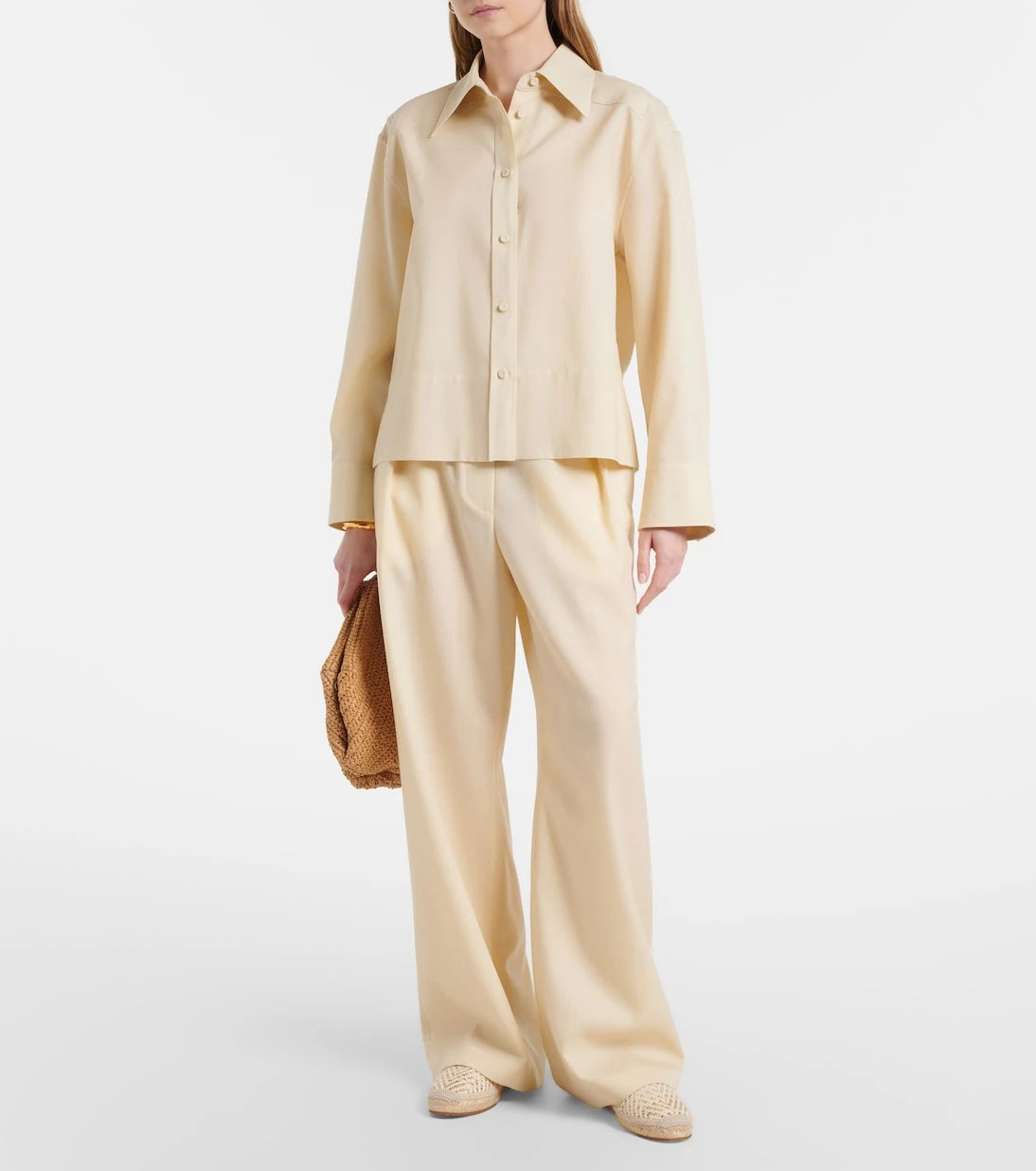 Manolo Blahnik - Espadra raffia-effect espadrilles