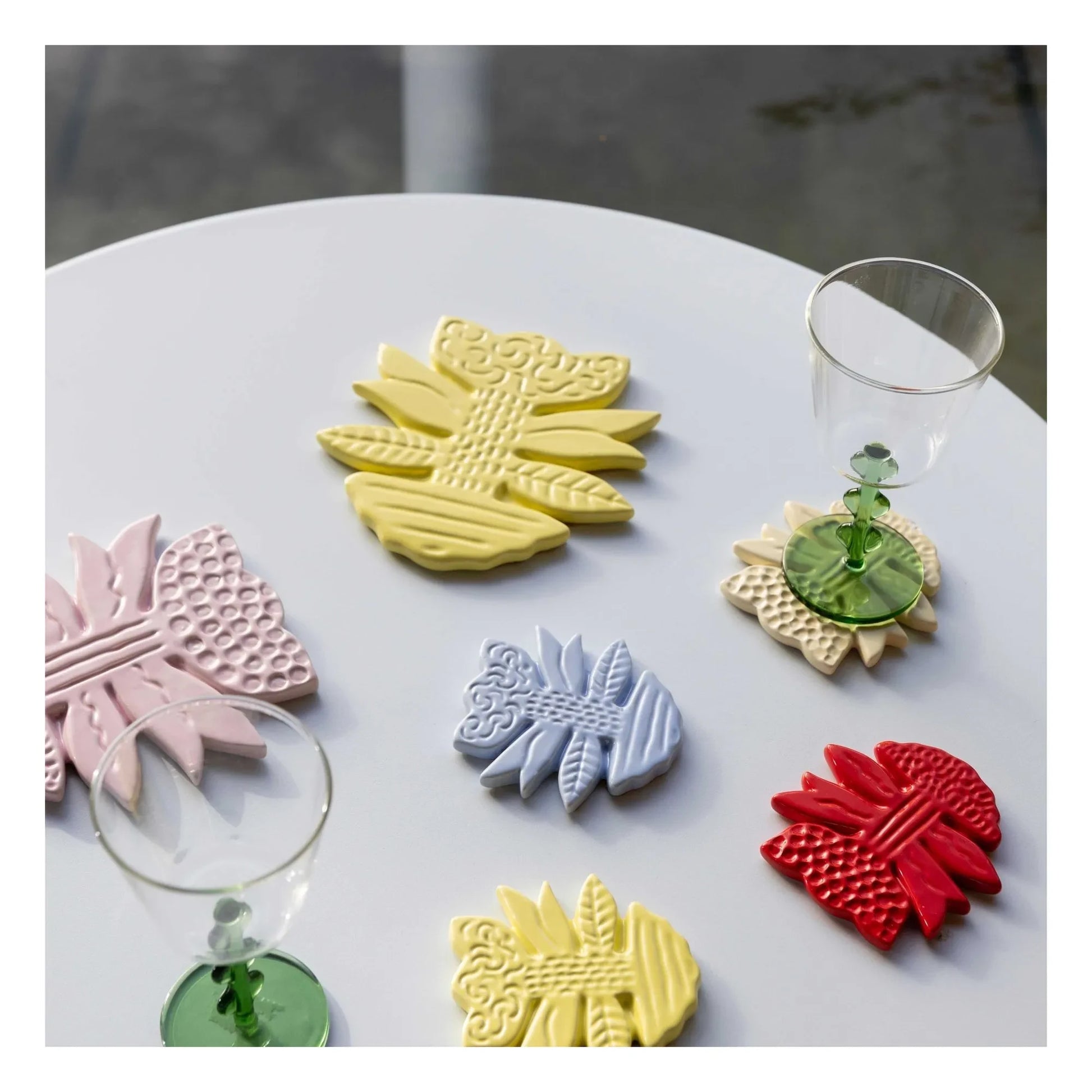 &Klevering - Blume trivet | Pink