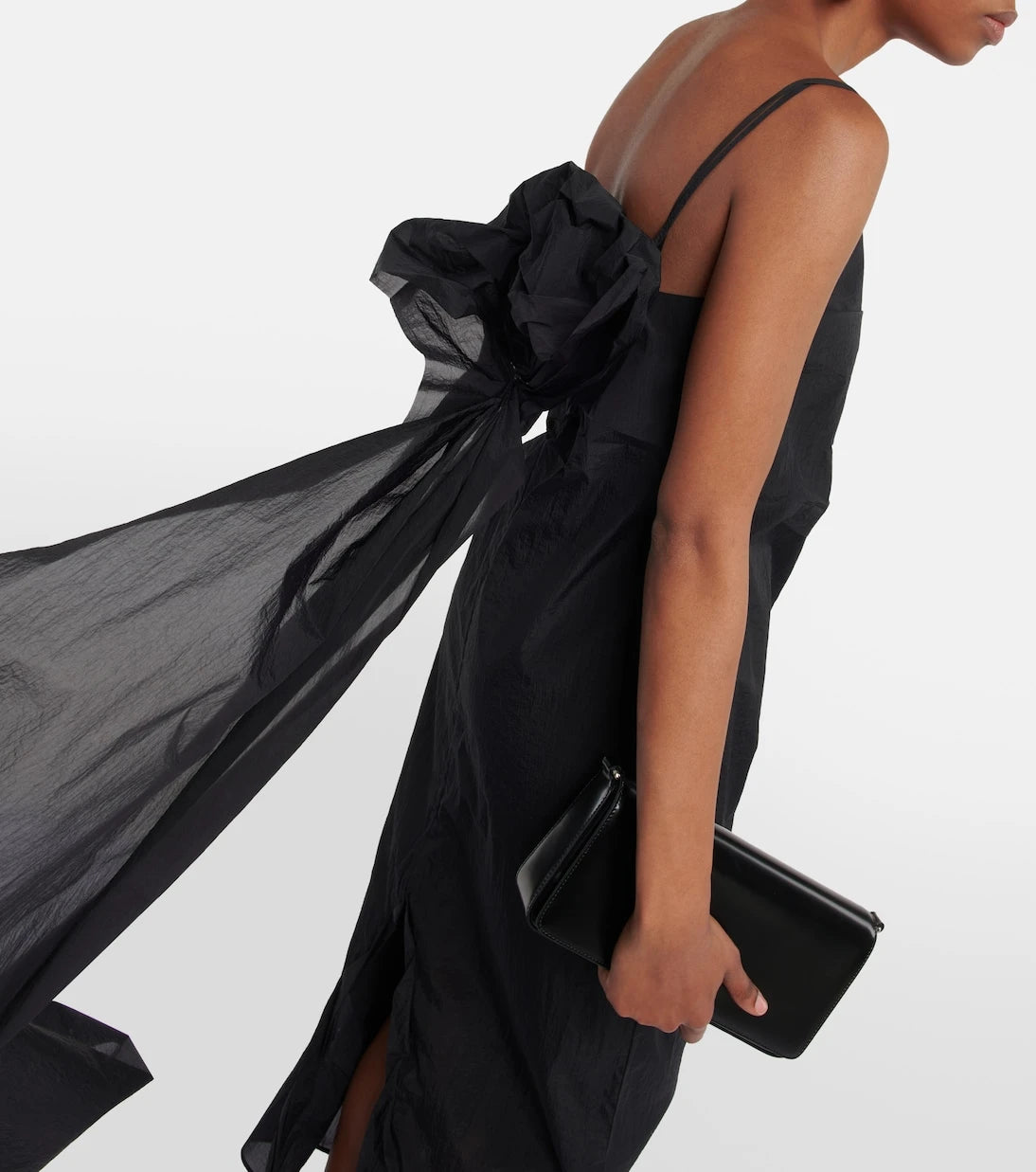 Prada - Embellished draped gown