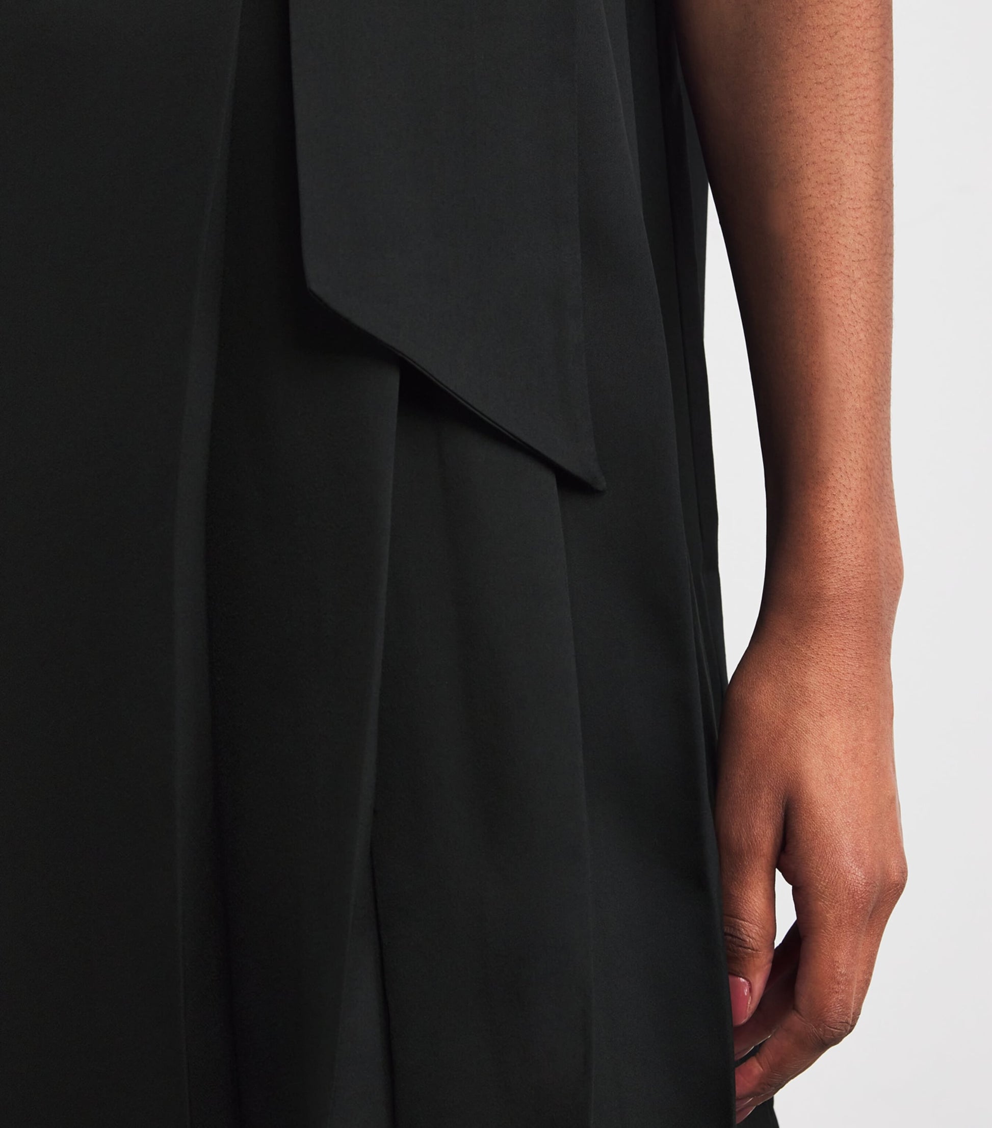 Joseph Black Light Crepe Sandy Mini Dress