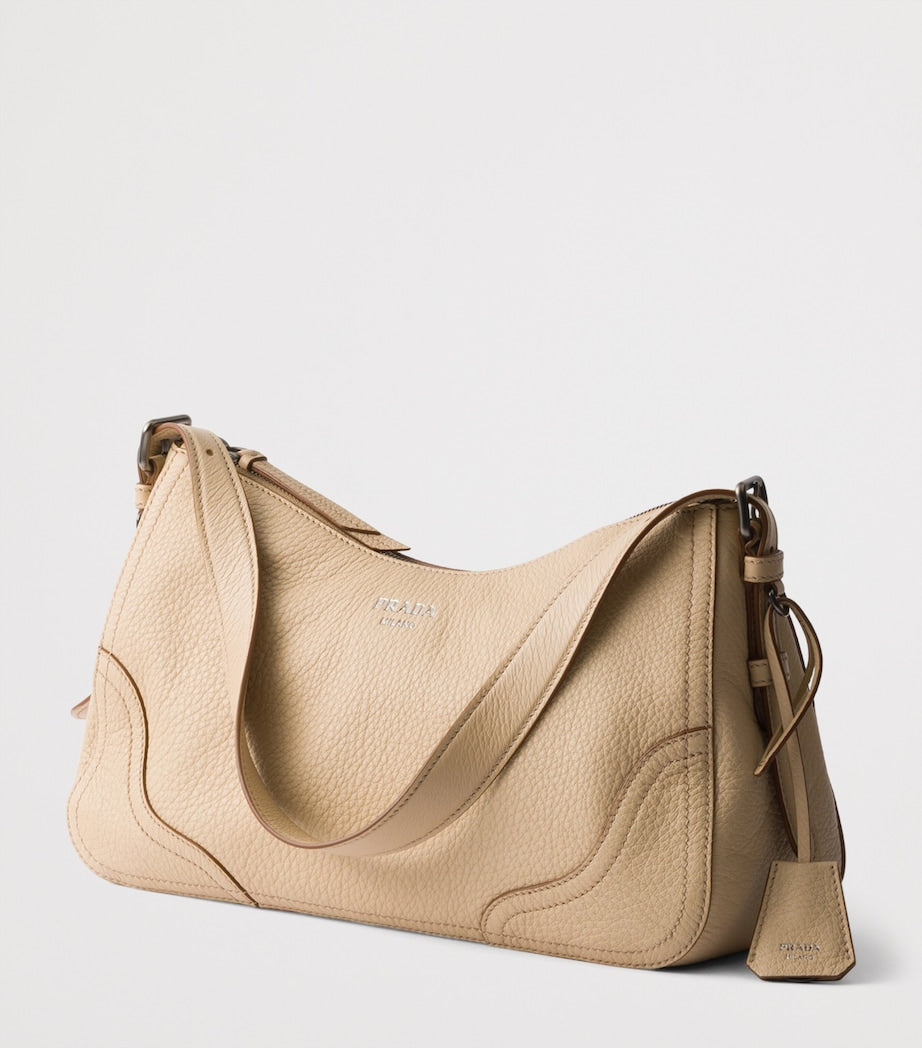 Large Leather Aimée Shoulder Bag