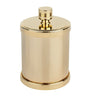 Cylinder Gold-Plated Cotton Bud Jar