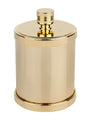 Cylinder Gold-Plated Cotton Bud Jar