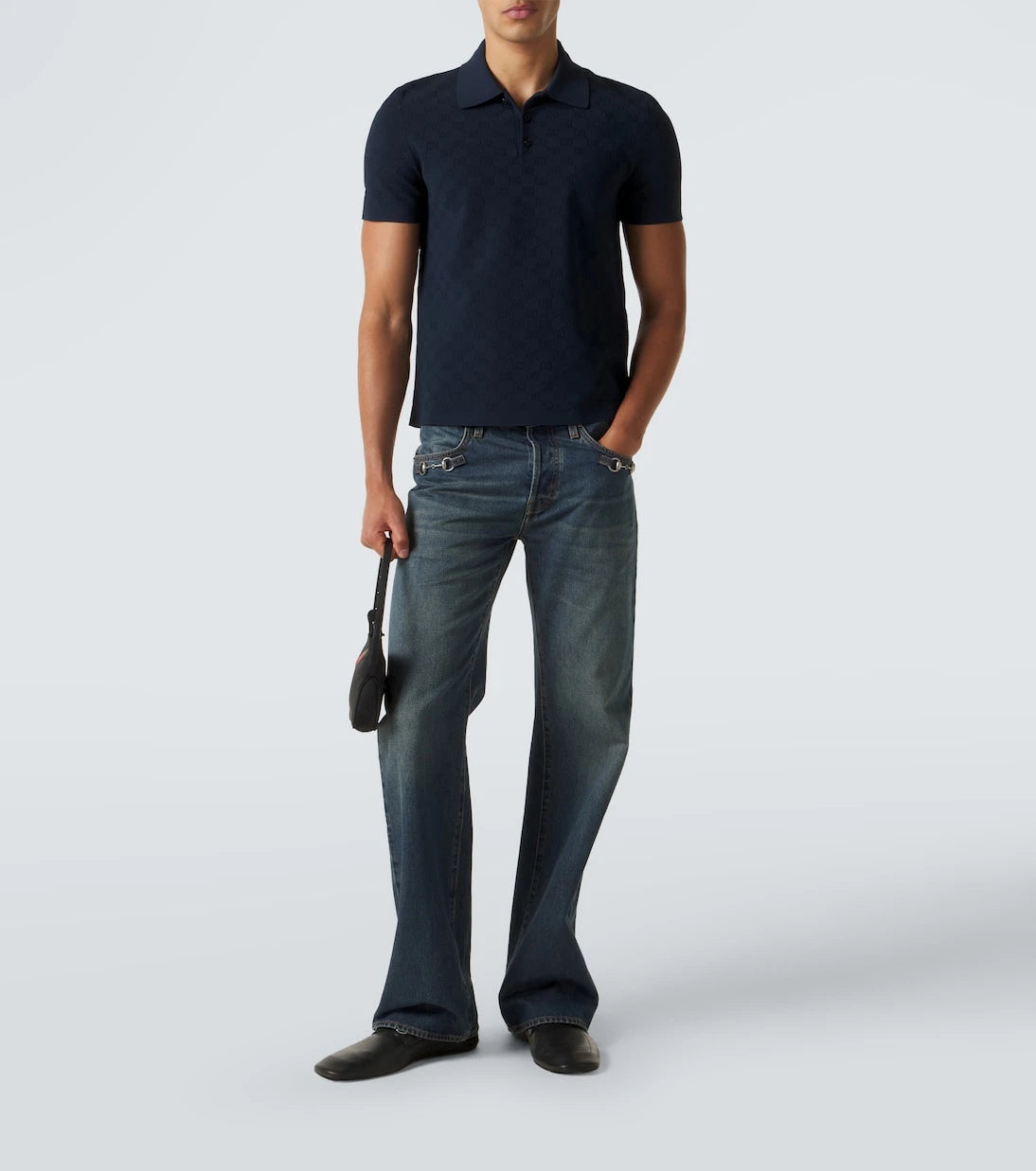 Gucci - GG jacquard polo shirt