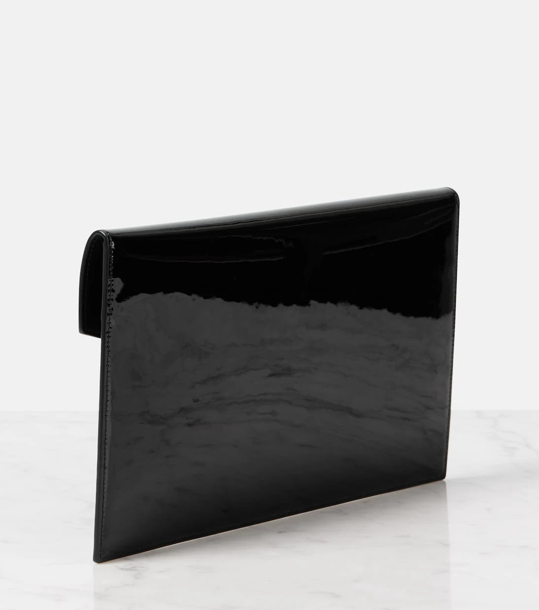 Saint Laurent - Uptown patent leather clutch