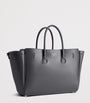 Balenciaga Grey Small Leather Bel Air Carry All Tote Bag