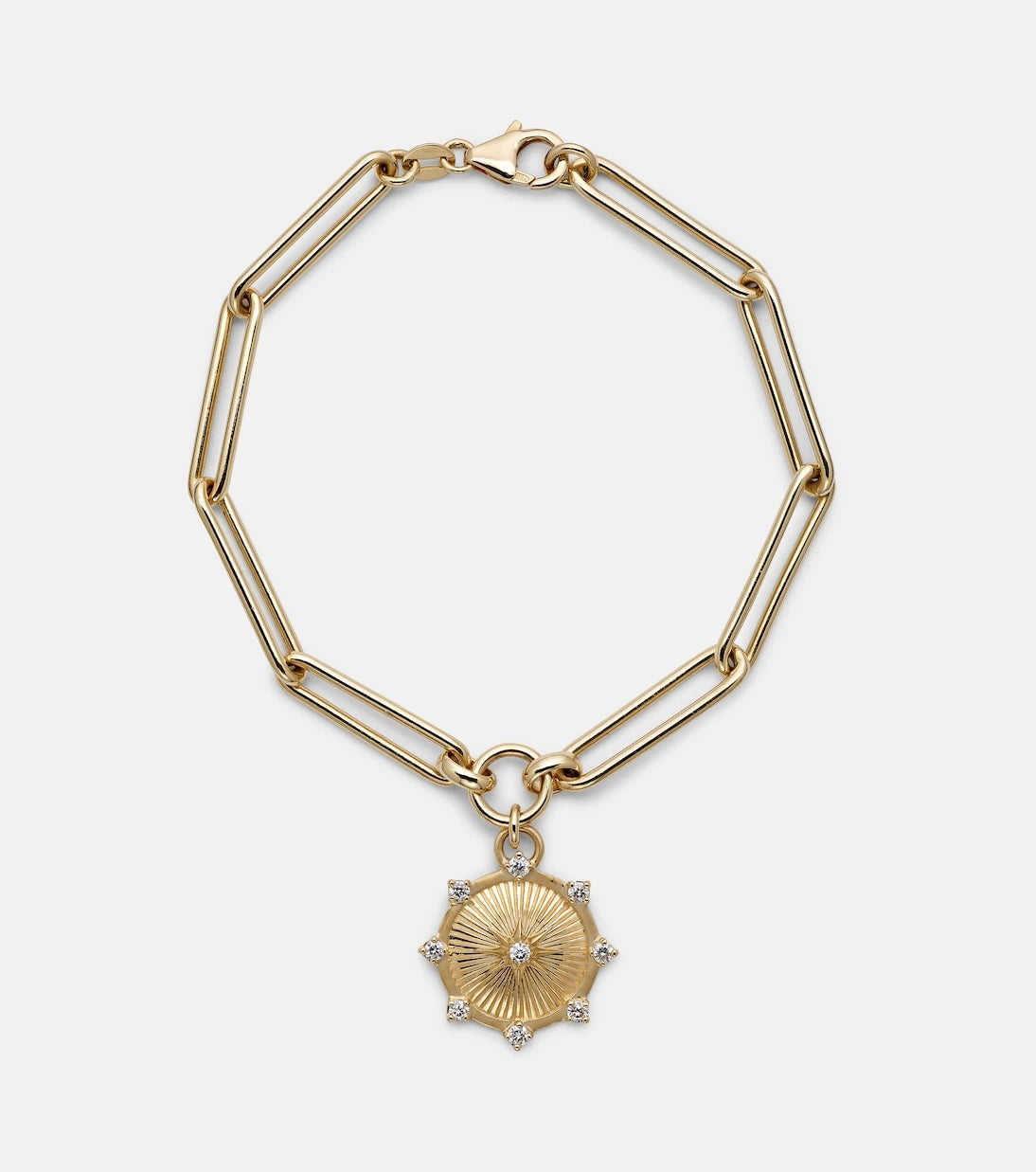 FoundRae - Spark Love 18kt gold chain bracelet with diamonds