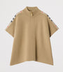 Burberry Kids Wool-Blend Reversible Cape