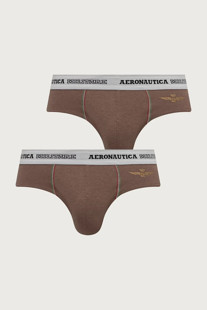Pamuk ve elastanlı erkek slip 2 adet