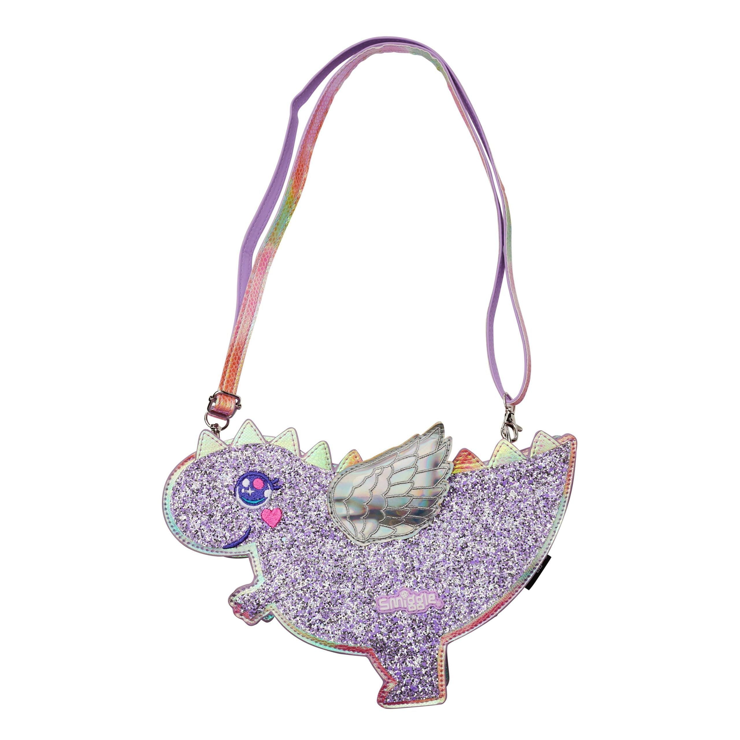 Smiggle - Sevimli Simli Dinozor Omuz Çantası