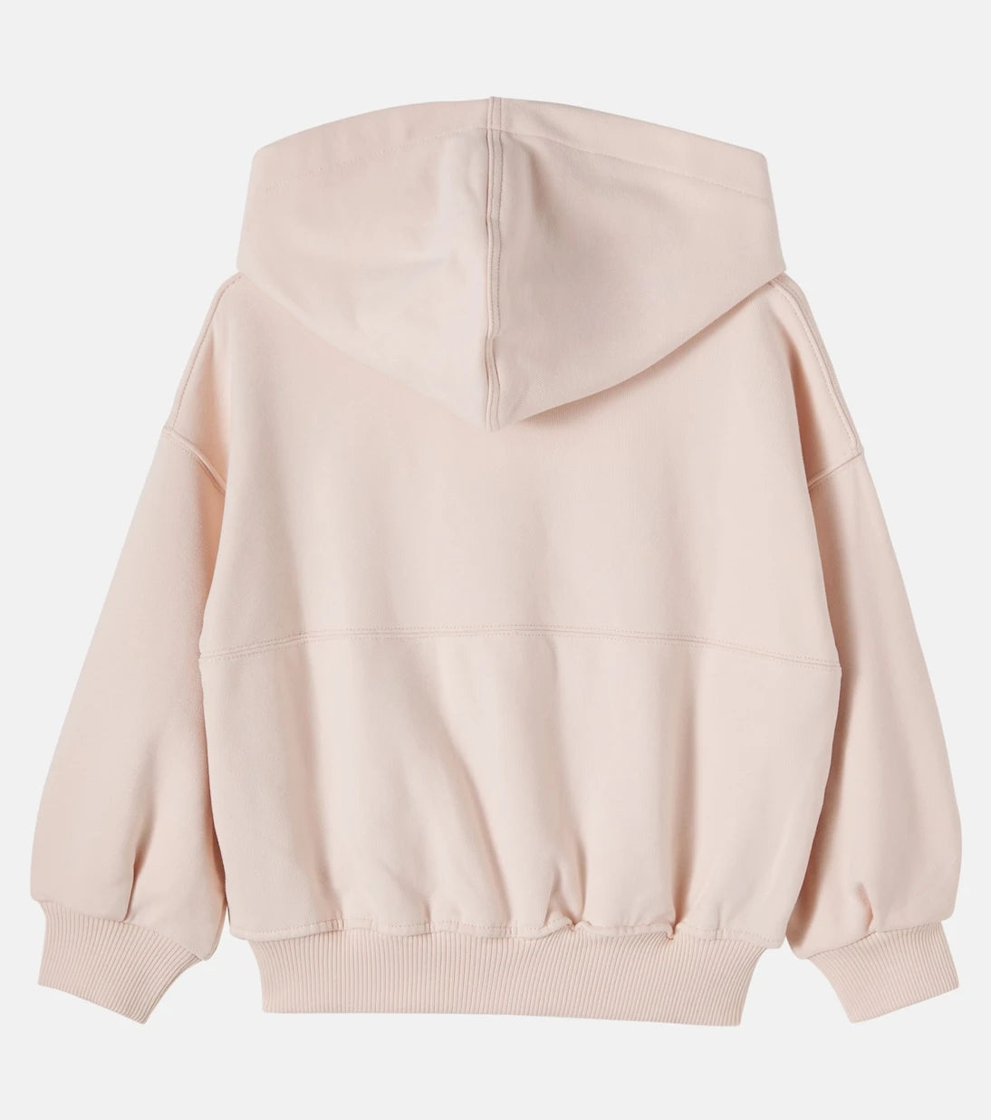 Chloé Kids - Logo cotton jersey zip-up hoodie