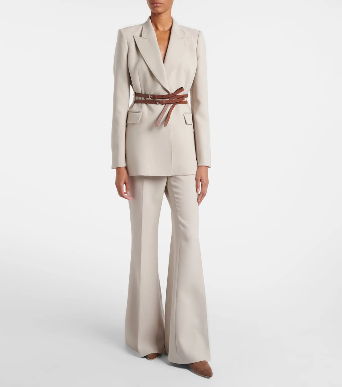 Gabriela Hearst - Belted wool blazer
