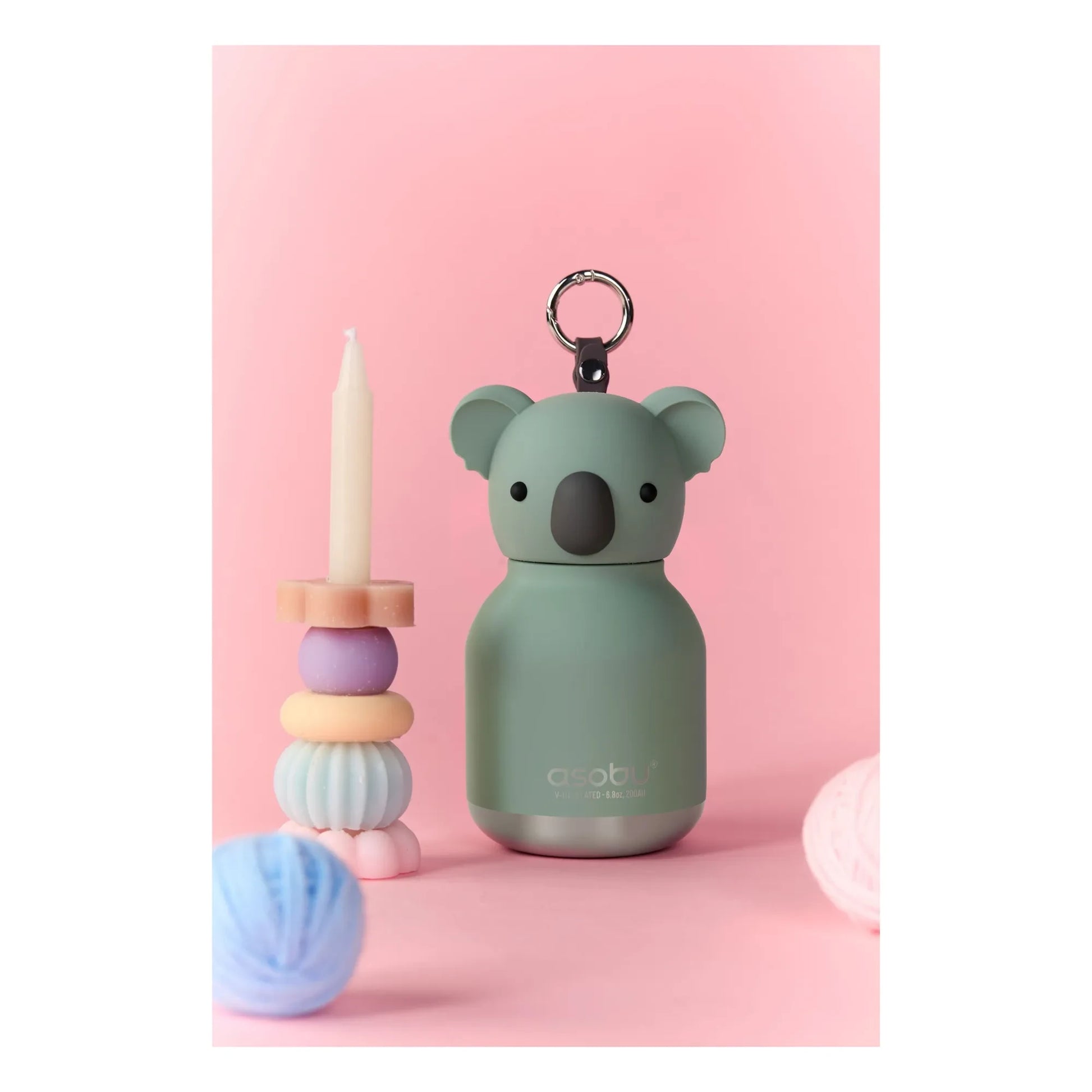 Asobu - Koala stainless steel mini flask | Grey