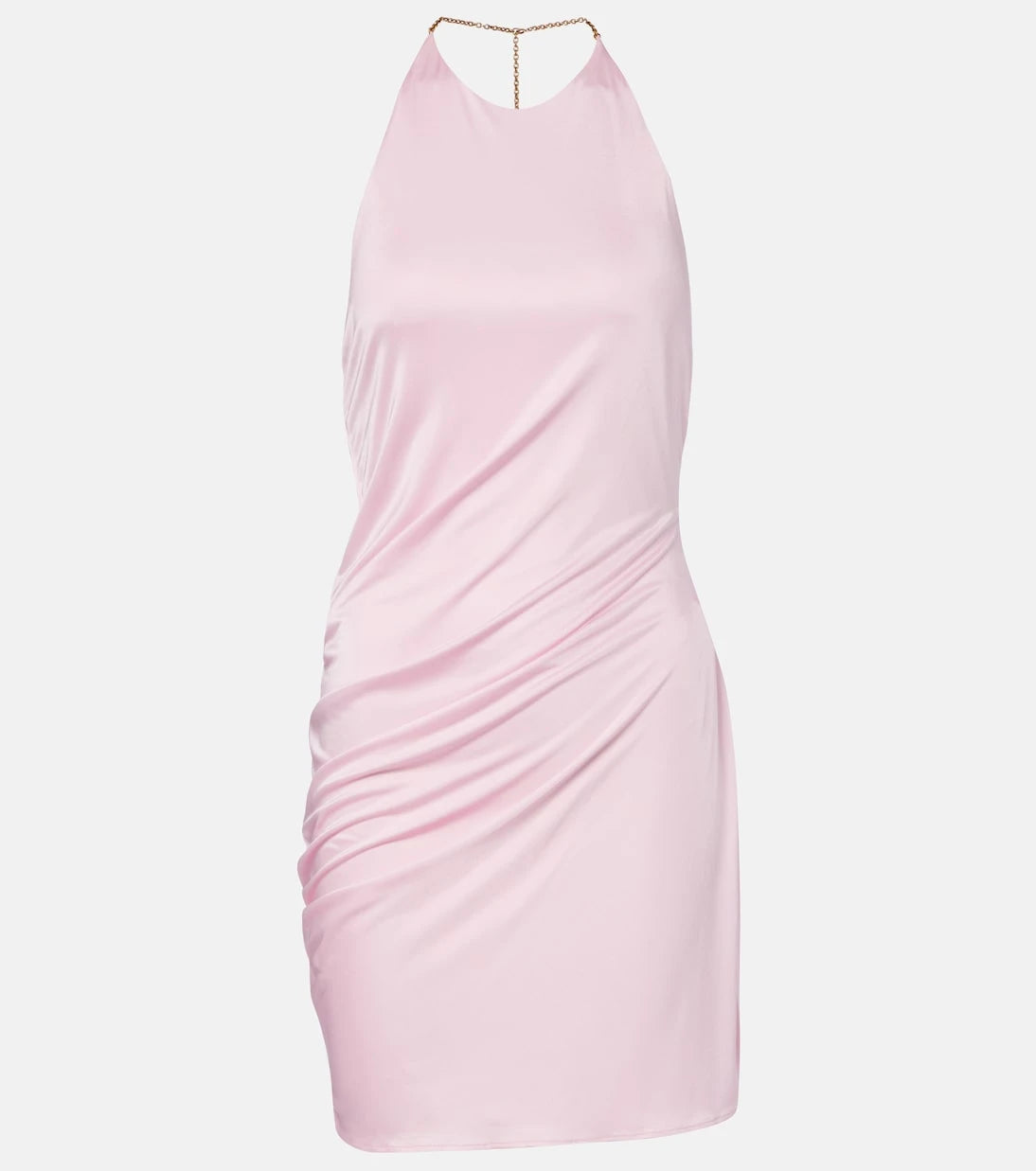 Versace - Draped jersey minidress