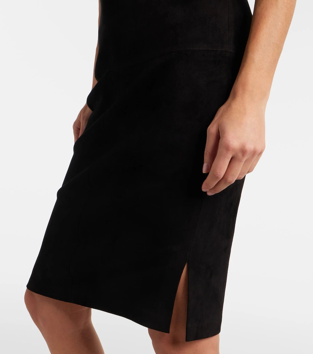 Stouls - Gin suede midi skirt