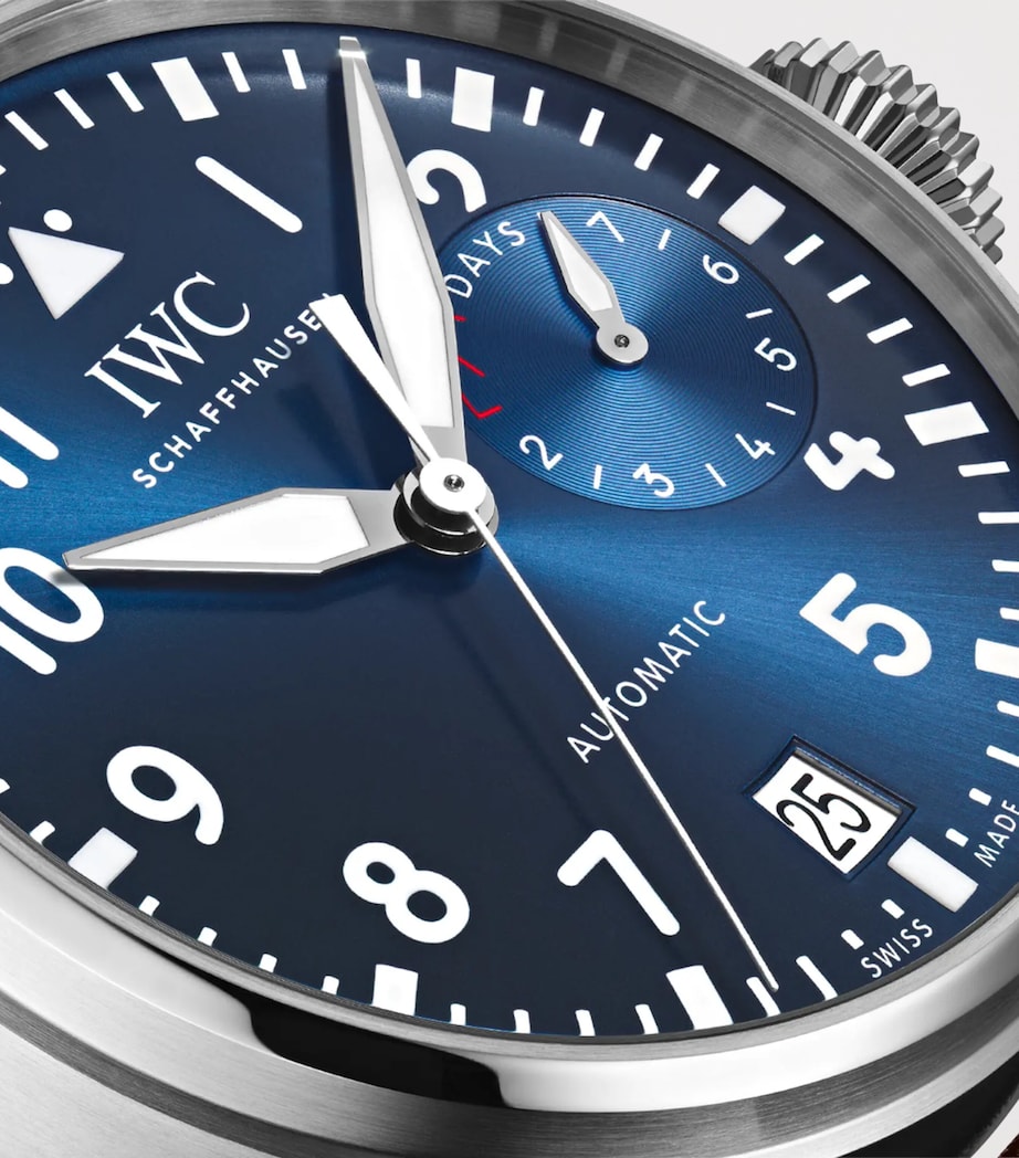 IWC Schaffhausen Stainless Steel Big Pilot’s Petit Prince Watch 46mm