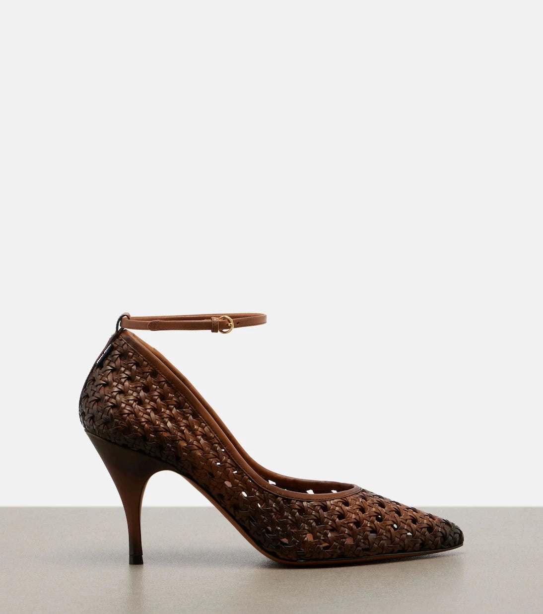 Miu Miu - Woven leather pumps