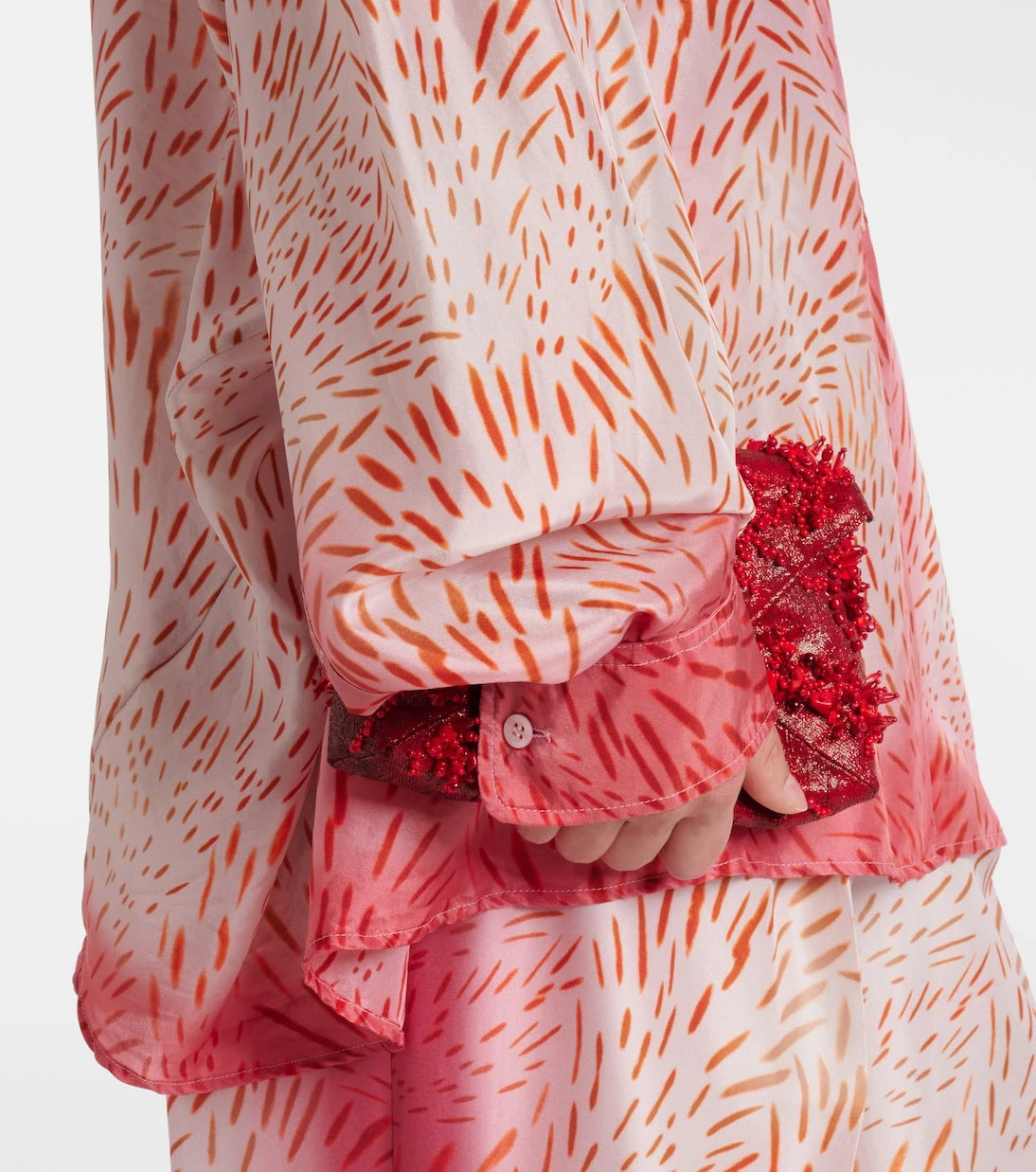 Dries Van Noten - Printed silk shirt