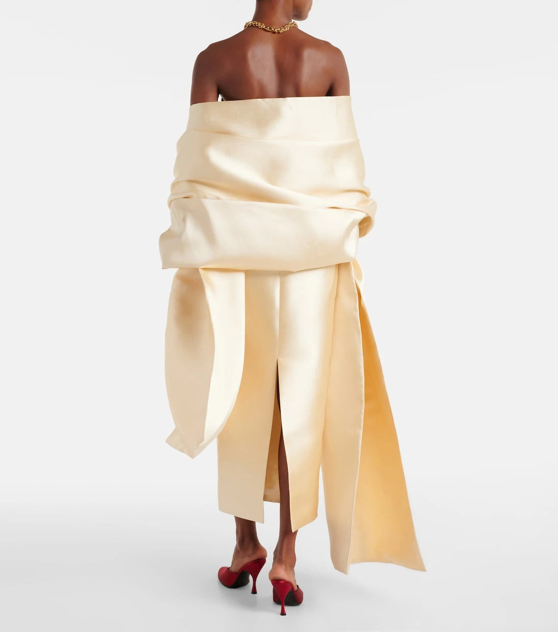 Solace London - Renee caped gown