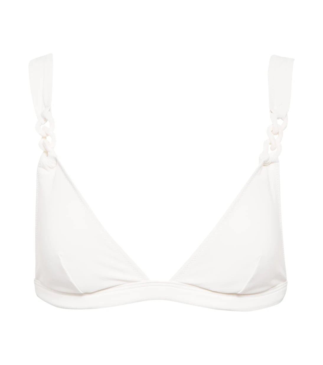 Stella McCartney - Falabella chain-strap triangle bikini top