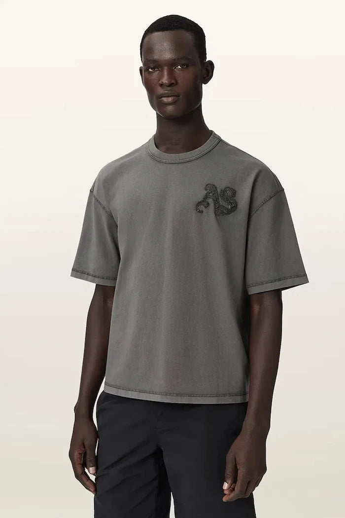 AllSaints тениска мъжка от памук INSIGNIA