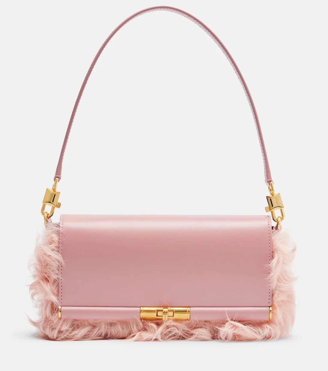 Dolce&Gabbana - Marlene Small shearling shoulder bag