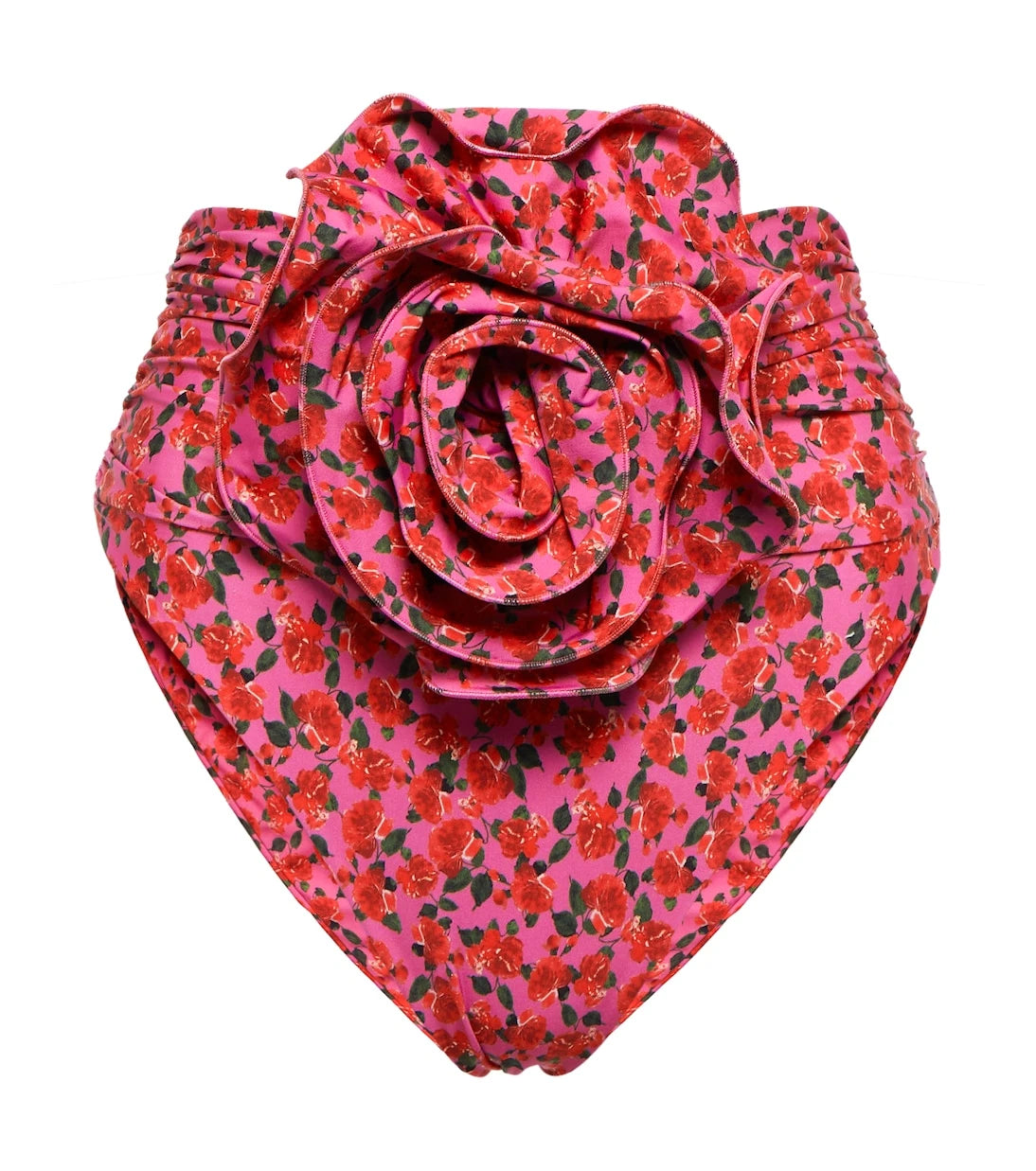 Magda Butrym - High-rise floral bikini bottoms