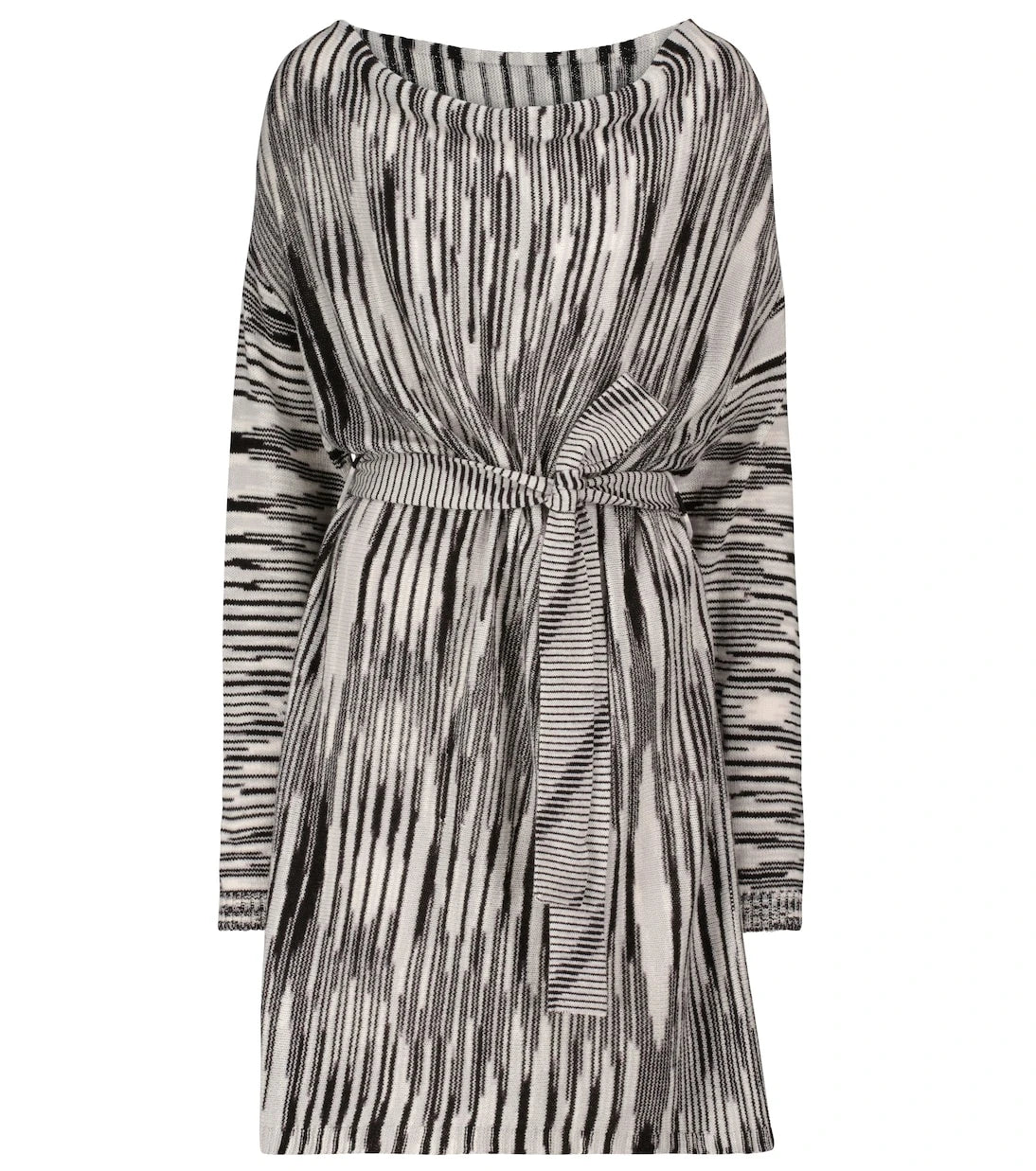 Missoni - فستان قصير من الكشمير بكتف واحد